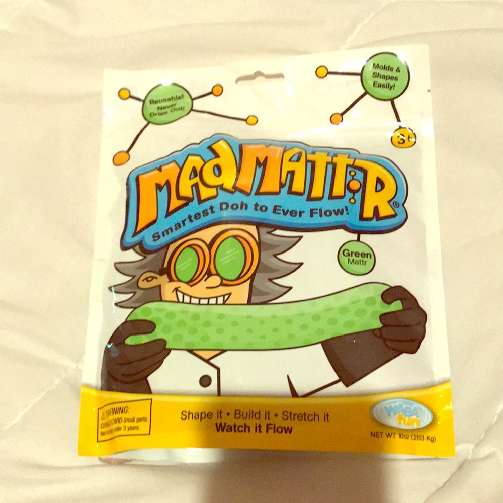 Unopened green mad matter